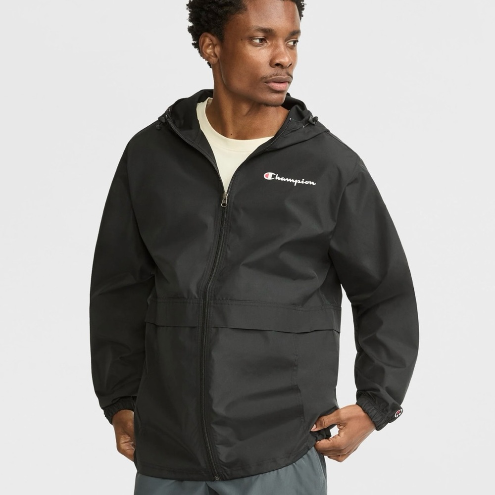 Champion Men’s Stadium Full-Zip Jacket with Script Logo